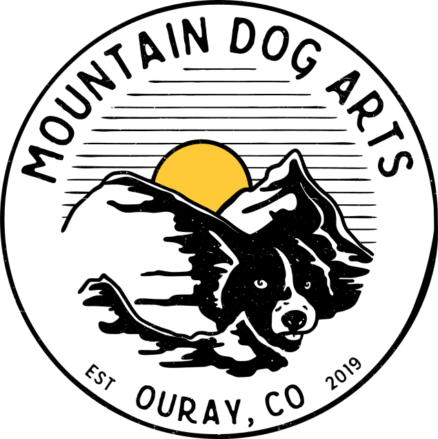 Logo for Mountain Dog Arts