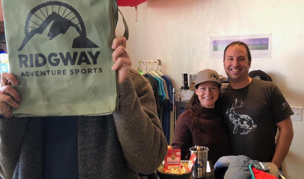 Ridgway Adventure Sports Owner-Operators Amanda and Andy