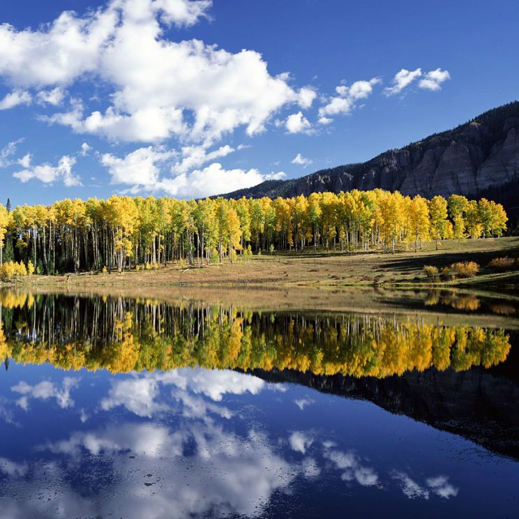 Majestic scenary outside Ridgway Colorado